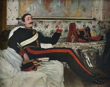 Frederick Gustavus Burnaby 1870. Artist: James Tissot