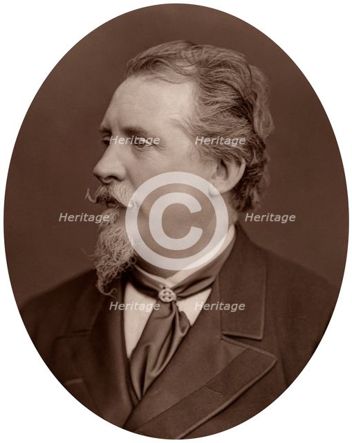 Frederick Goodall, painter, 1878.Artist: Lock & Whitfield