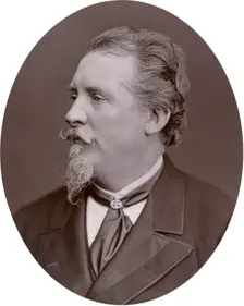 Frederick Goodall, painter, 1878. Creator: Lock & Whitfield