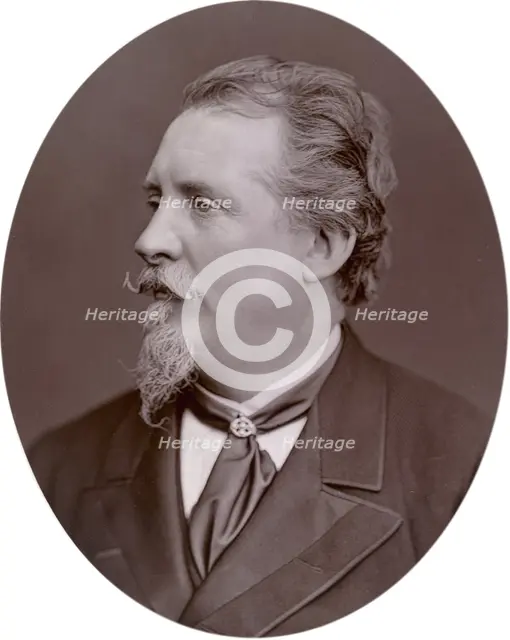 Frederick Goodall, painter, 1878. Creator: Lock & Whitfield.