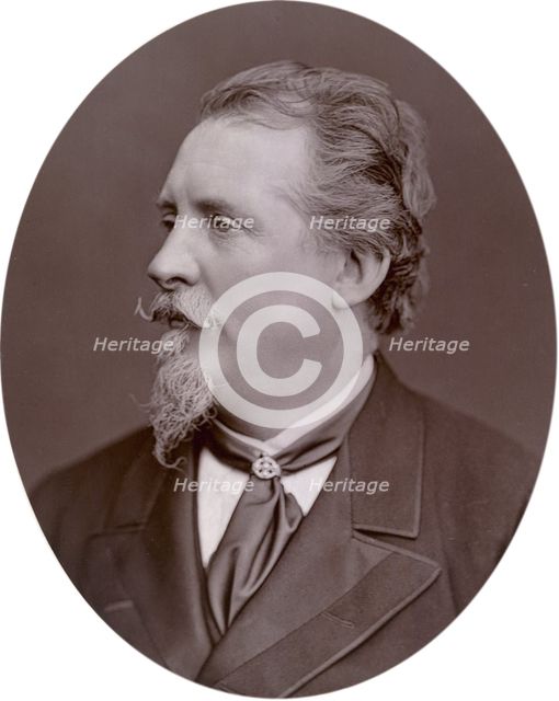 Frederick Goodall, painter, 1878. Creator: Lock & Whitfield.