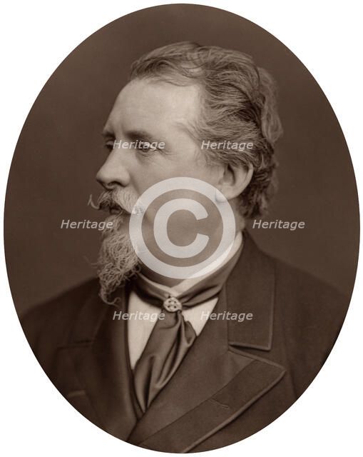 Frederick Goodall, painter, 1878.Artist: Lock & Whitfield