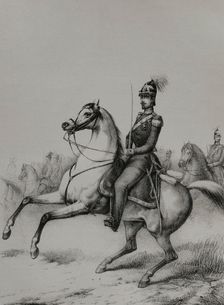 Frederick I, (1826-1907), Grand Duke of Baden, (1856-1907), 1852. Creator: J.J. Martinez