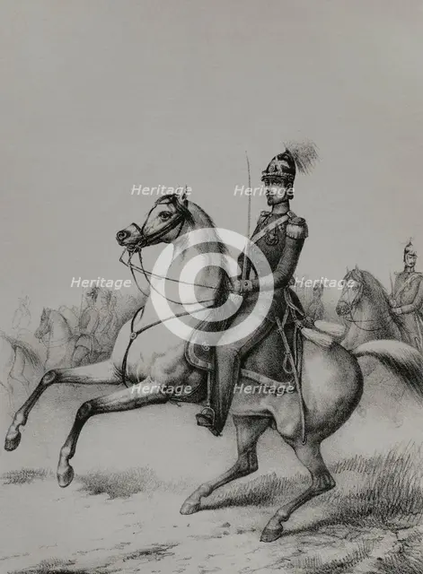 Frederick I, (1826-1907), Grand Duke of Baden, (1856-1907), 1852.  Creator: J.J. Martinez.