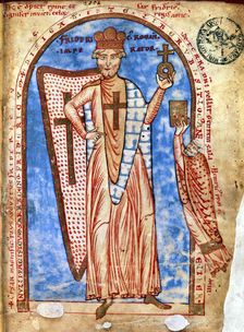 Frederick I, Barbarossa, 12th century Holy Roman Emperor, 13th century. Artist: Anon