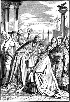 Frederick I Barbarossa and Pope Alexander III in Venice, 1840