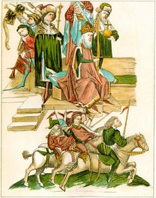 Frederick I receives Brandenburg, 15th century