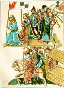 Frederick I receives Brandenburg, 15th century