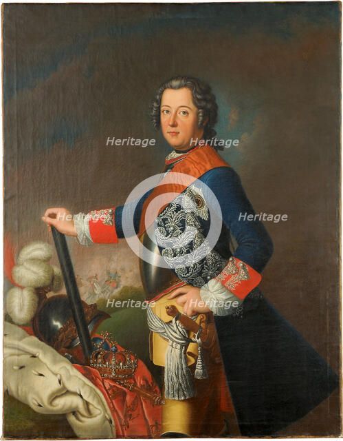 Frederick II of Prussia, 1743. Artist: Matthieu, David (1697-1756)