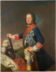 Frederick II of Prussia, 1743. Artist: Matthieu, David (1697-1756)