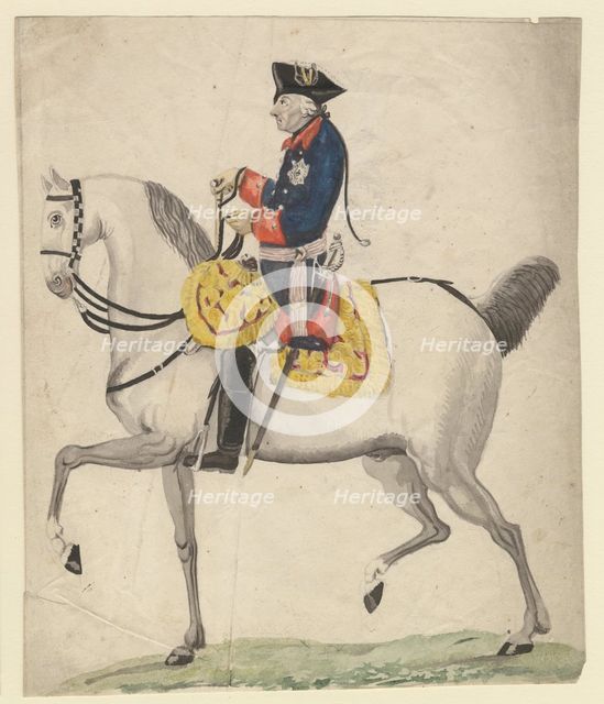Frederick II of Prussia, 1785. Artist: Chodowiecki, Daniel Nikolaus (1726-1801)