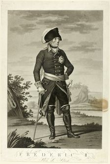 Frederick II, Roi de Prusse, n.d. Creator: Johann Friedrich Jügel