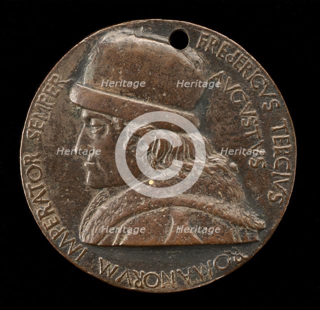 Frederick III, 1415-1493, Holy Roman Emperor 1452 [obverse], 1468/1469. Creator: Bertoldo di Giovanni.