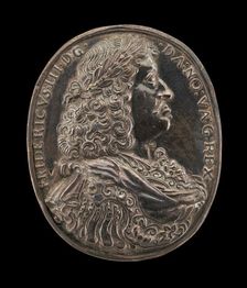 Frederick III, 1609-1670, King of Denmark and Norway 1648 [obverse], c. 1648. Creator: Master H.L.T.