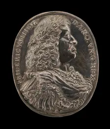 Frederick III, 1609-1670, King of Denmark and Norway 1648 [obverse], c. 1648. Creator: Master H.L.T.
