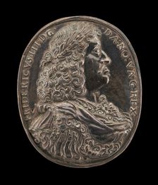Frederick III, 1609-1670, King of Denmark and Norway 1648 [obverse], c. 1648. Creator: Master H.L.T.