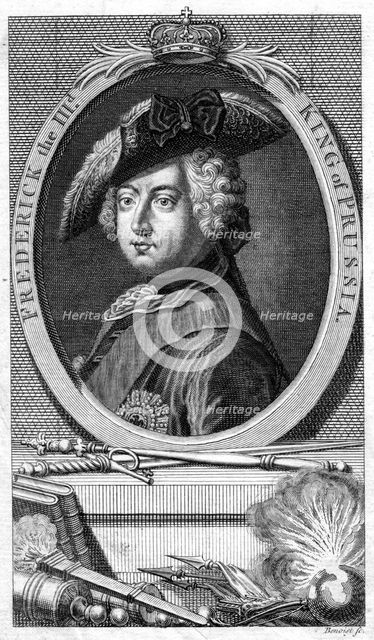 Frederick III, King of Prussia, (19th century).Artist: Benoist