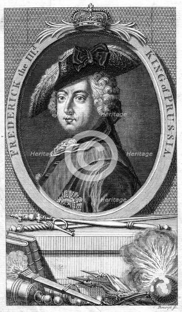 Frederick III, King of Prussia, (19th century).Artist: Benoist