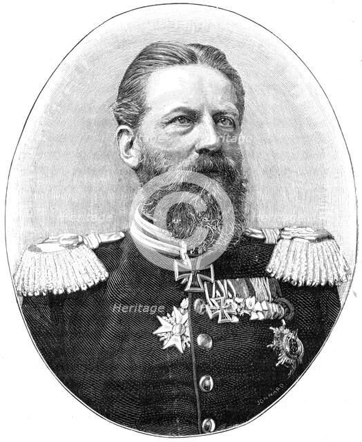 Frederick III, King of Prussia and Emperor of Germany while still Crown Prince, (1900).Artist: Reichard & Lindner