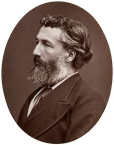 Frederick Leighton, British artist and Royal Academician, 1877.Artist: Lock & Whitfield