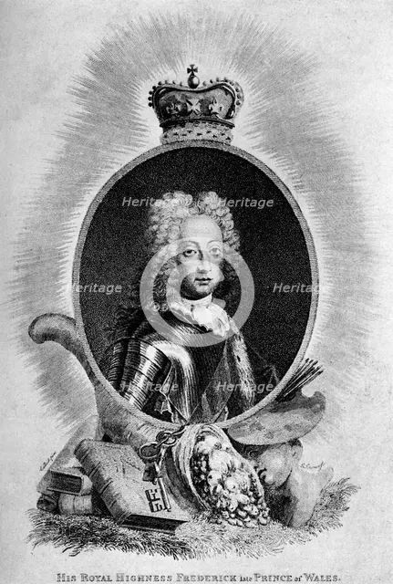 Frederick Louis (1707-1751), Prince of Wales, 18th century (1912). Artist: Unknown