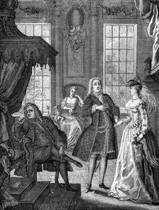 Frederick Prince of Wales and the Princess Augusta of Saxe-Gotha 1736