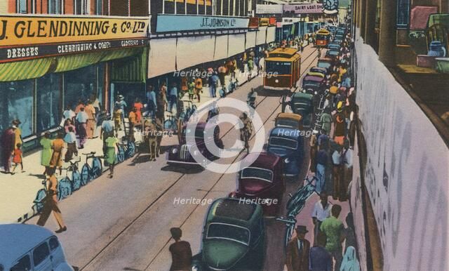 'Frederick Street, Port of Spain, Trinidad, B.W.I.', c1940s. Creator: Unknown.