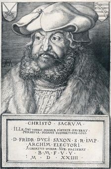 Frederick the Wise, Elector of Saxony 1524 (1906). Artist: Albrecht Durer
