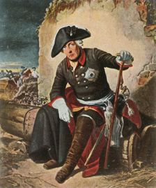 Frederick the Great after the Battle of Kolín, 18 June 1757, (1936). Creator: Unknown