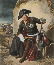 Frederick the Great after the Battle of Kolín, 18 June 1757, (1936). Creator: Unknown