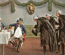Frederick the Great and the men from Greiffenberg, 1784, (1936). Creator: Unknown
