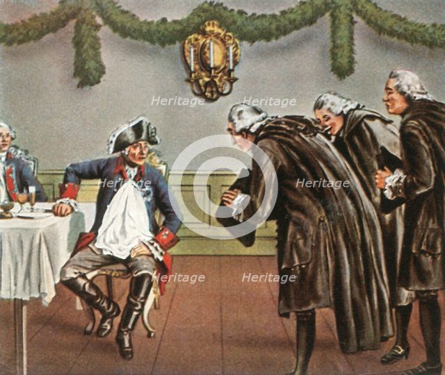 Frederick the Great and the men from Greiffenberg, 1784, (1936). Creator: Unknown.