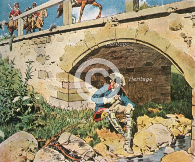 Frederick the Great evades capture, 1745, (1936). Creator: Unknown.
