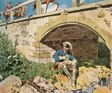 Frederick the Great evades capture, 1745, (1936). Creator: Unknown