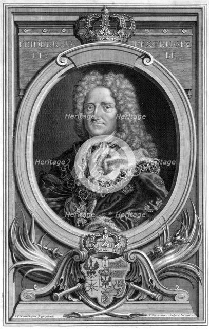 Frederick the Great, King of Prussia.Artist: E Besrochers