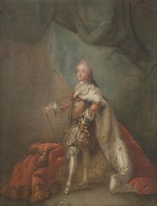 Frederick V, 1723-66, King of Denmark and Norway, mid-late 18th century. Creator: Workshop of Carl Gustaf Pilo