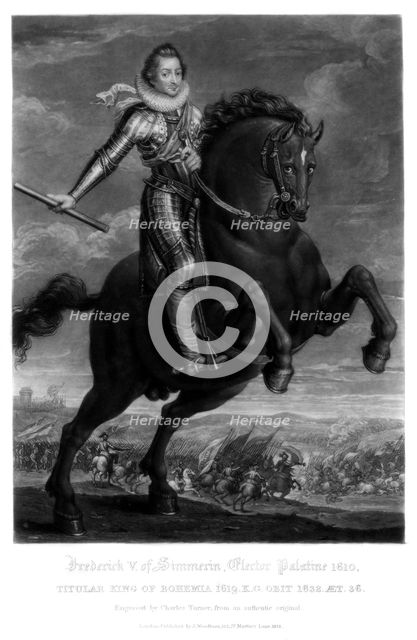 Frederick V, Elector Palantine, (1816).Artist: Charles Turner