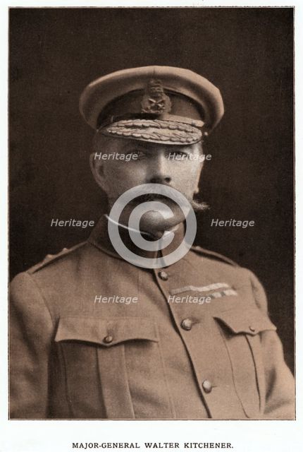 Frederick Walter Kitchener, British soldier, c1900. Artist: Anon