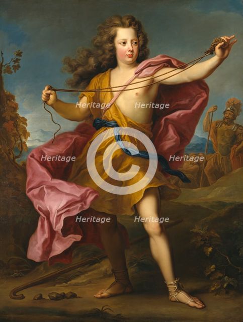 Frederick William I, 1688-1740, King of Prussia, copy of a painting of 1702. Creator: Adolf Ulric Wertmüller.