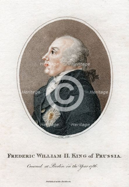 Frederick William II, King of Prussia, 1786-1797 (c1810). Artist: Unknown