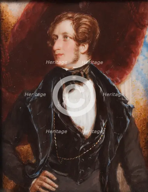 Frederick William Robert Stewart, 4th Marquess of Londonderry, 1805-1872, 1833. Creator: Simon Jacques Rochard.