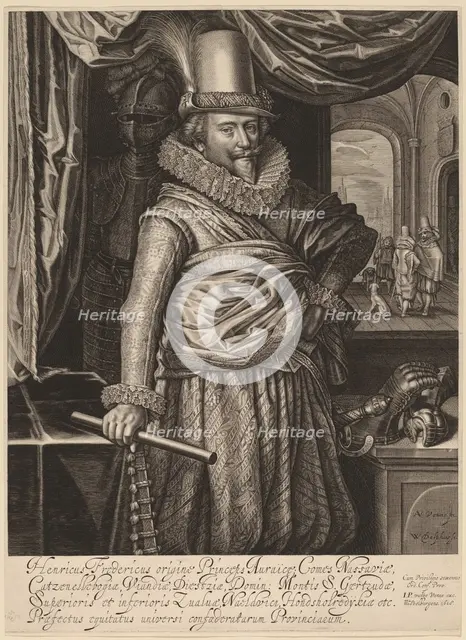 Frederik Hendrik, Prince of Nassau-Orange, 1618. Creator: Willem Jacobzoon Delff.