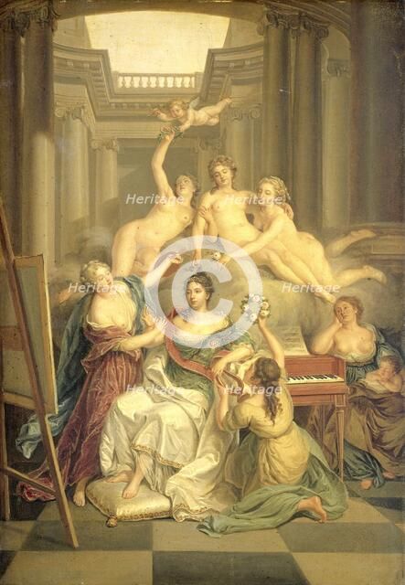 Frederika Sophia Wilhelmina of Prussia (1751-1820), 1760-1790. Creator: Benjamin Samuel Bolomey.