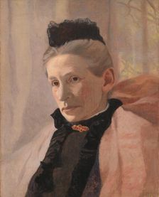 Frederikke von Scholten, née Arendrup, the Artist's Mother-in-Law, 1898-1902. Creator: Christian Mourier-Petersen