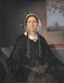Frederikke Raffenberg, née Hagerup, 1846. Creator: Wilhelm Marstrand