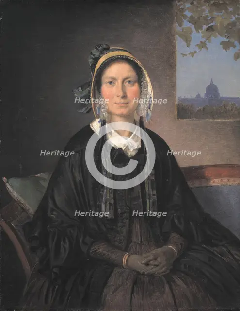 Frederikke Raffenberg, née Hagerup, 1846. Creator: Wilhelm Marstrand.