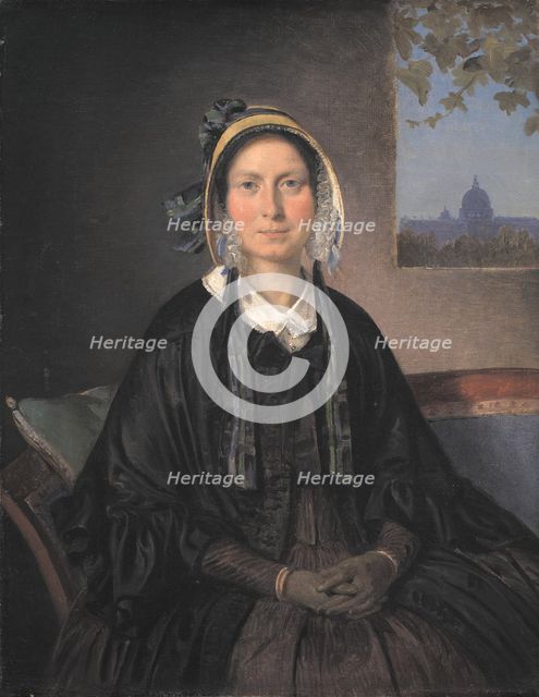 Frederikke Raffenberg, née Hagerup, 1846. Creator: Wilhelm Marstrand.