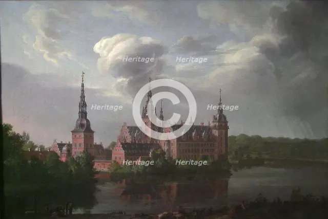 Frederiksborg Castle, 1814. Creator: Johan Christian Dahl.