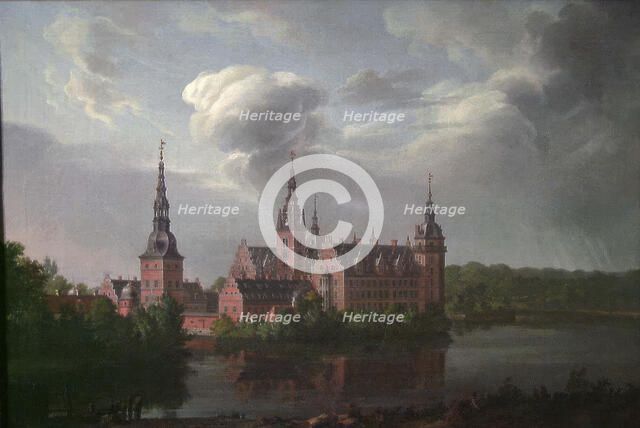 Frederiksborg Castle, 1814. Creator: Johan Christian Dahl.