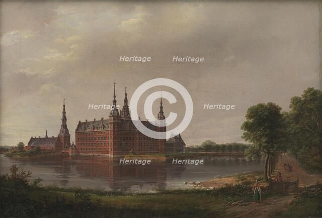 Frederiksborg Castle, 1817. Creator: Johan Christian Dahl.